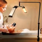 20w Foldable Lash Light As Half Moon Light For Beauty Lashes Nail Salon
