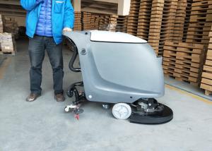 China Semi-automatic Battery Powered Floor Scrubber In 18 Inch And 20 Inch Brush factory