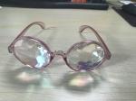 Plastic Hony Newest Product , Flower Lense Kaleidoscope Glasses For Dance Musice