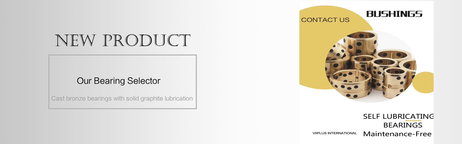 graphite plugged bronze bushing