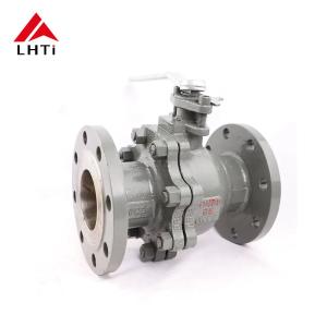 China Industrial ASME Gr1 Gr2 Titanium Ball Valves with 99.6% Ti Content and API 6D Testing Standard factory