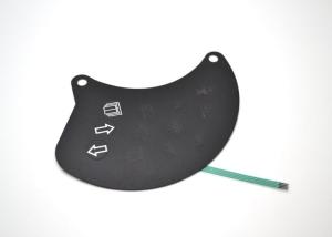 China PC / PET Overlay Metal Dome Membrane Switch Keyboard With Female Connector Cable Tail factory