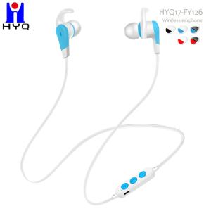 China HiFi Stereo Bluetooth Sport Earbuds 105db Neckband Earphones With Vibration factory