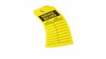 Industrial Plastic Safety Tag Customized Waterproof Plastic Material
