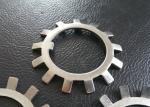 SS304 , SS316 Steel Lock Washer With External Teeth Serrated Natural Color
