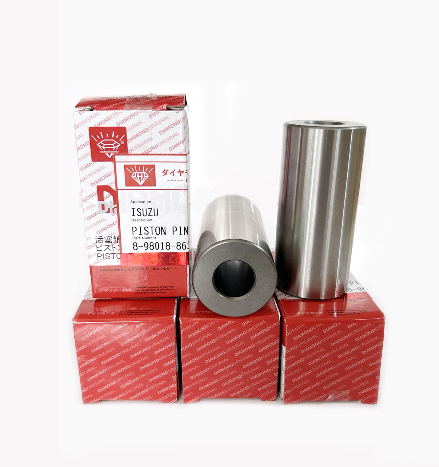 8-98018-863-1 Isuzu Industrial Engine Parts Piston Pin For 8-98152-901-0 4HK1 6HK1