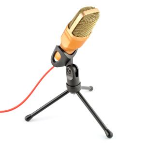 China Microphone 3.5mm Plug Home Stereo MIC Desktop Tripod For PC YouTube Video Record factory
