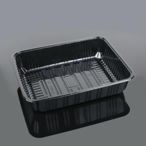 China PET Disposable Plastic Fruit Tray 24*19*5 Cm Food Safety factory