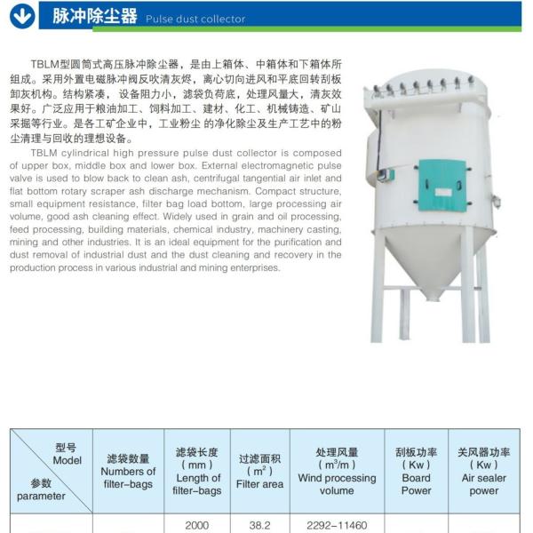 99.9% Filter Efficiency Industrial Dust Removal Machine High Productivity