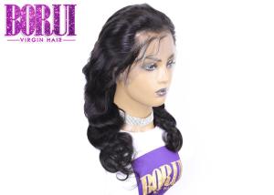 China 10A Brazilian Human Hair Wig , Pre Plucked Body Wave Wig In HD Lace Dyed factory