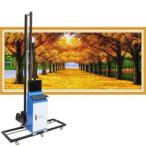 China 110V 9600dpi 3D Vertical Wall Inkjet Printer Wireless Operation factory