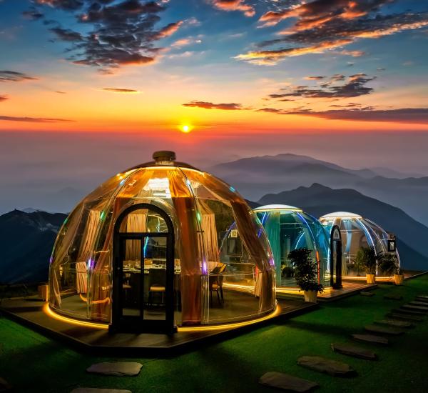 Romantic Modern Design Bubble House PC Dome Tent for Outdoor Commercial Leisure