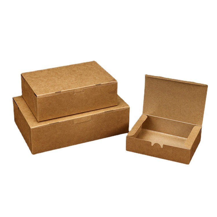 China ECO Nature 300g Kraft Paper Take Out Food Containers HACCP EN13432 on sale