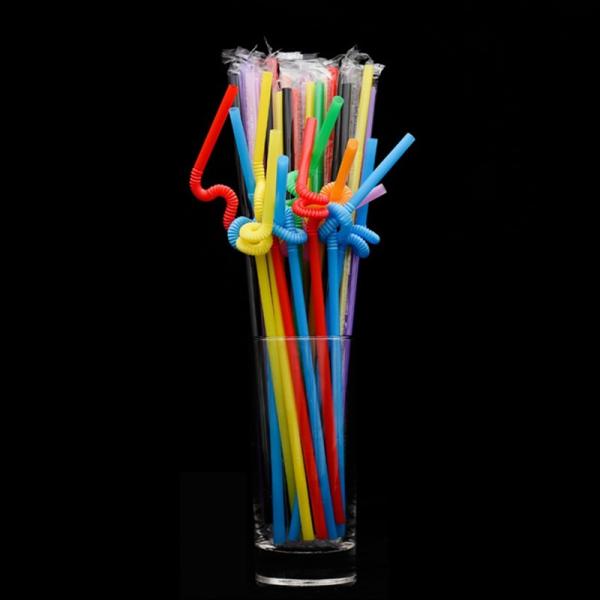 Customized Logo Plastic And Paper Straws The Perfect Combination of Durability