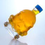 Collar Material Glass Super Flint Glass 750ml Clear Glass Bottle with Screw Cap