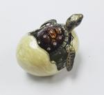Home Decorative Metal Craft Dragon Turtle Trinket Box Jewelry Box
