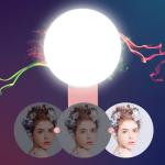 Mini Portable Selfie Beauty Fill Light Phone Clip USB Recharge Three Brightness