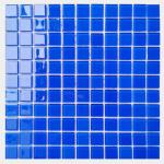 300x300mm Crystal Glass Mosaic Floor Wall Tile For Bathroom Swimming Pool