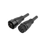 3 Core M25 Waterproof Male Female Connector 32A Threaded Plastic Injection