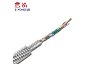 China OPGW Composite Hybrid Fiber Power Cable , Hybrid Optical Fiber Cable Transmission Lines factory