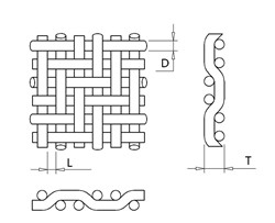 Plain Steel Wire Mesh, Plain Weave(3-80) & Dutch Weave(12-30)*(64-200)