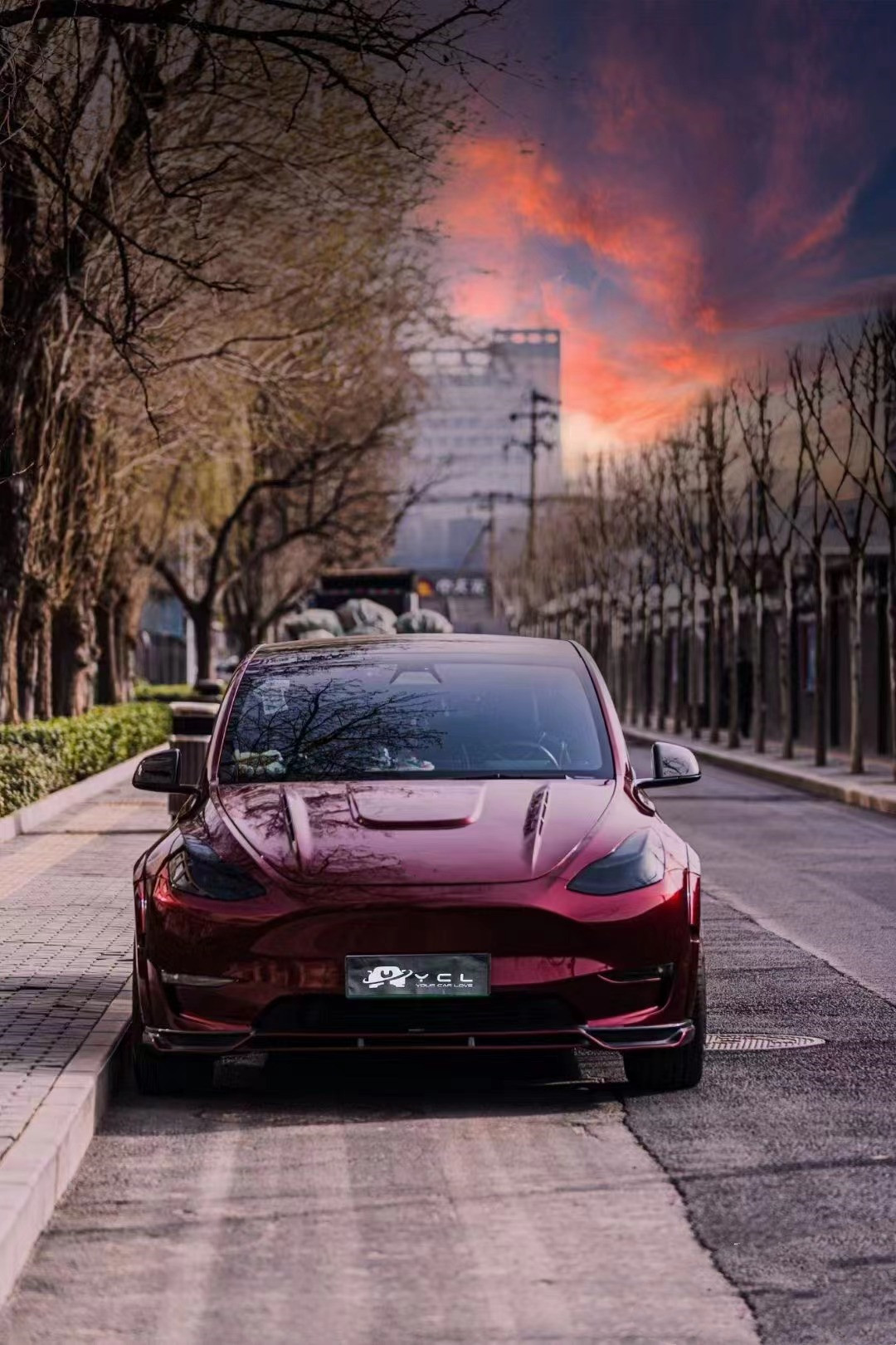 New Product MODEL Y Carbon Fiber Body Kit Model Y Front Shovel Rear Diffuser Spoiler Cover