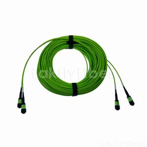 China 24 Cores Om5 Mpo Mtp Fiber Optic Cable 0.35db Low Loss For High Speed Networking factory