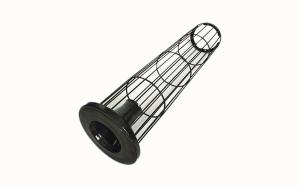 China Round Oval Filter Cages Dust Collector Accessories Silicon Coating 4 Inch Diameter factory