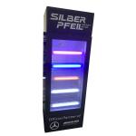 190L retro slim cooler Pepsi beverage cooler / upright display refrigerator