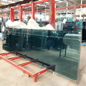 China Insulated Tempered Glass Safety Glass Custom Cut Toughened Glass Heat Resistant High Shock Strength for balustrades / partition walls factory