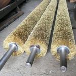 Spiral Round Conveyor Cylinder Brushes For Industrial Cleaning