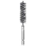 Hex Bar Gun Brush Polishing Deburring Stainless Steel Wire Pipe Brush