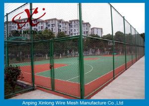 China Beautiful 6 Foot Chain Link Fence For Garden / Courtyard / Park / Road Side factory