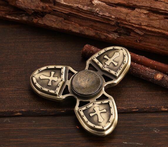 2017 Fidget Tpinner Captain America Metalc Stress Finger Spiner Aluminium Hand