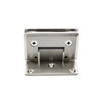 Bathroom Stainless Steel Glass Door Clip Hinge for 5-8mm Fixed Glass in Shower