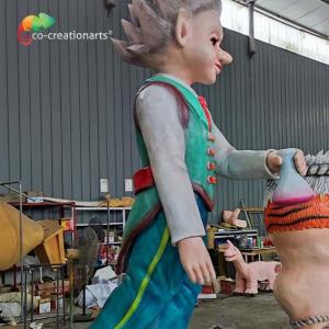 China Weather Proof Large Custom Made Animatronics With LED Light Personalized factory