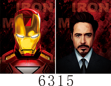 30x40cm 3D Animation Poster Lenticular Flip Pictures Of Marvel Comics Wall Art