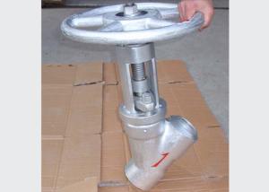 China Flange / socket weld Direct flow Grooved Piping Systems Y type steam stop valve factory