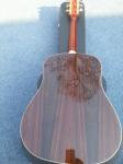 Sunburst Chibson G45 acoustic guitar classic twin rhombic inlays rosewood body