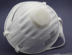China Cup Shaped Disposable Dust Masks With Valve Latex Free Good Air Permeability factory