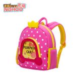 Lovely Pumpkin Angel Design Neoprene Toddler Backpack With Dots