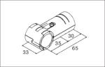 High Intensity Tee Metal Pipe Connectors , Medium Duty Equal T Pipe Fitting