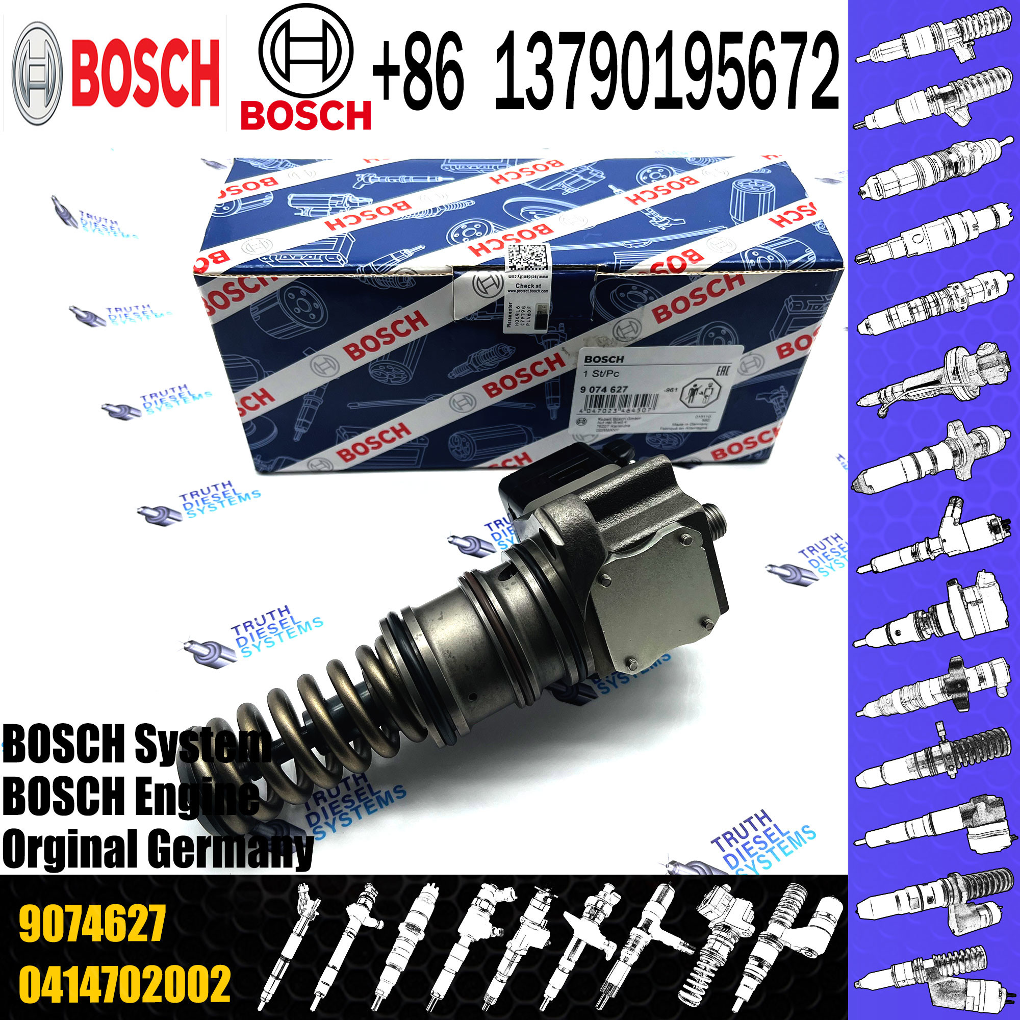 Diesel Engine Fuel Injector Unit Pump 0414755018 0414755016 0414755118 04262056