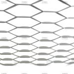 Low Carbon Expanded Metal Mesh Sheet Powder Coated For Building Decoration