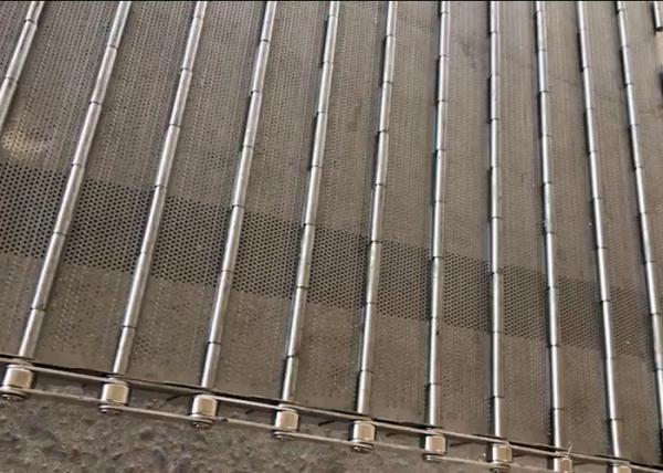 Medicine Plate Link Belt , 304 Stainless Steel Wire Mesh Anti Dust Smooth