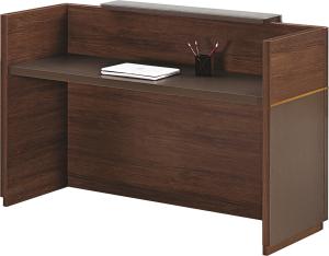 China BAILI 1.6M Office Reception Desks Melamine Wooden Reception Desk factory