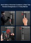 Standard Mortise Video Intercom Door Lock Grey Automatic Door Locks For Houses
