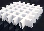 PE Powdercoated Metal Ceiling Tile Grid 100x100MM For Supermarket Decoration
