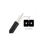 Network G657a 2 Core Ftth Drop Cable For Outdoor Aerial