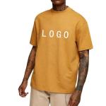 Men'S Blank Oversized T Shirts Wholesale Droup Shoulder T Shirts Mock Neck 100%